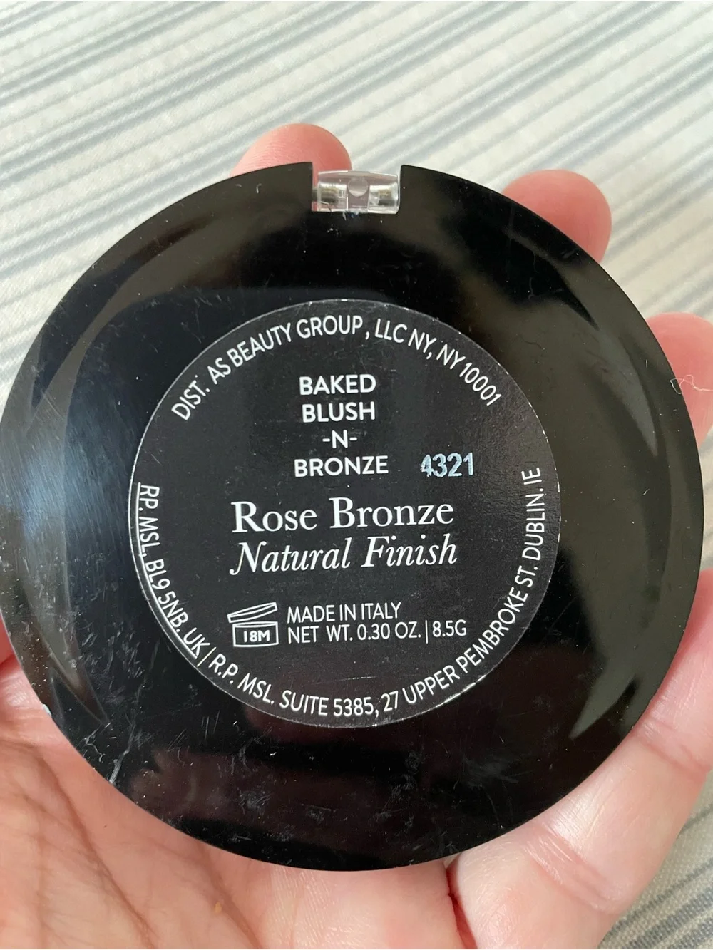 New Laura Geller Baked Blush -N- Bronze — Rose Bronze Natural Finish 0.30 oz